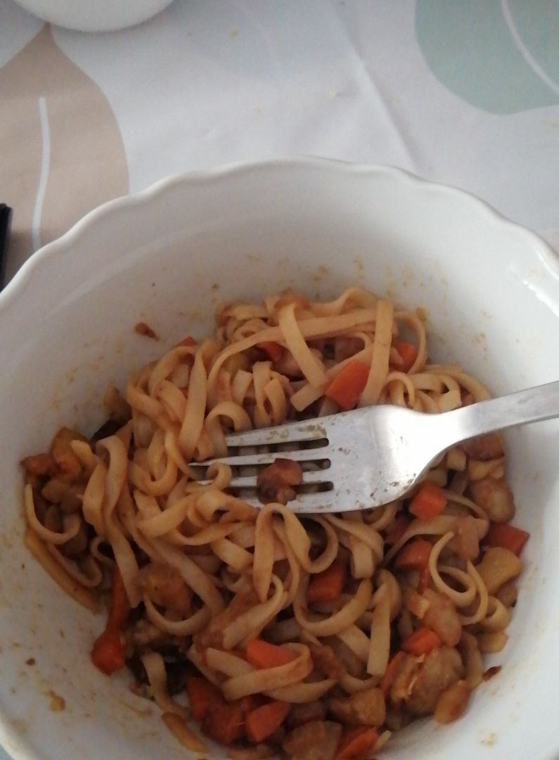 Noodles con verduras Noodles con verduras