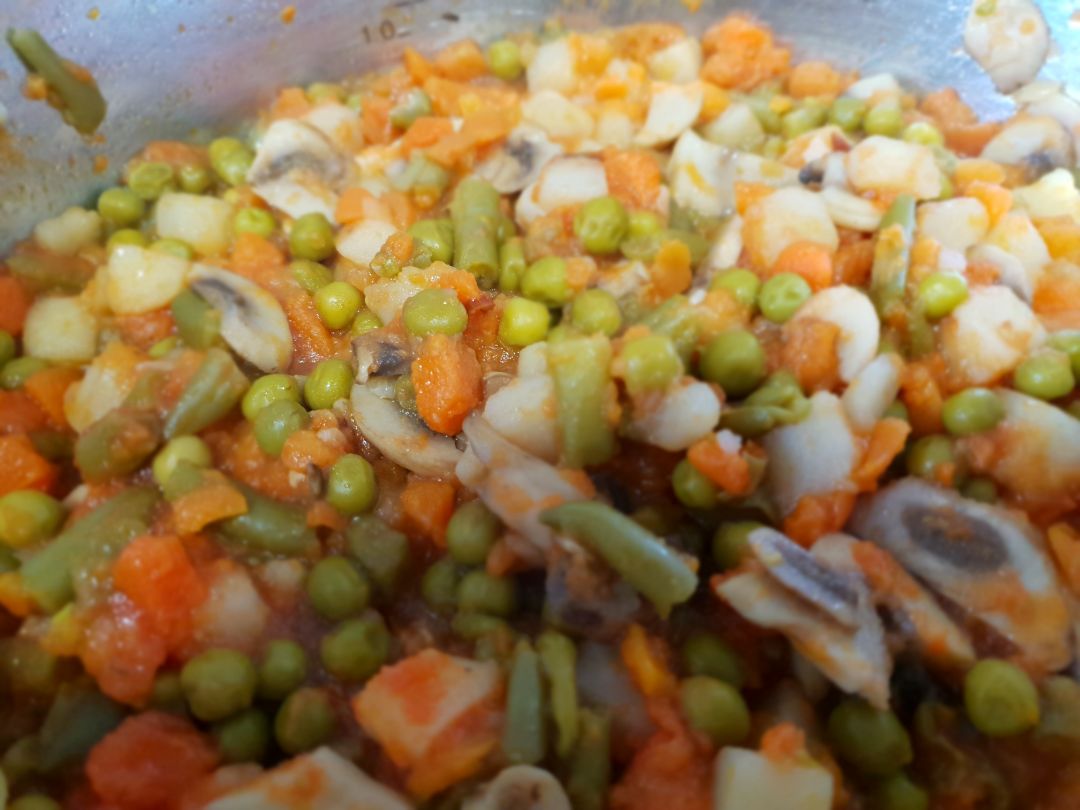 Macedonia de verduras Paso 5 Macedonia de verduras Paso 5