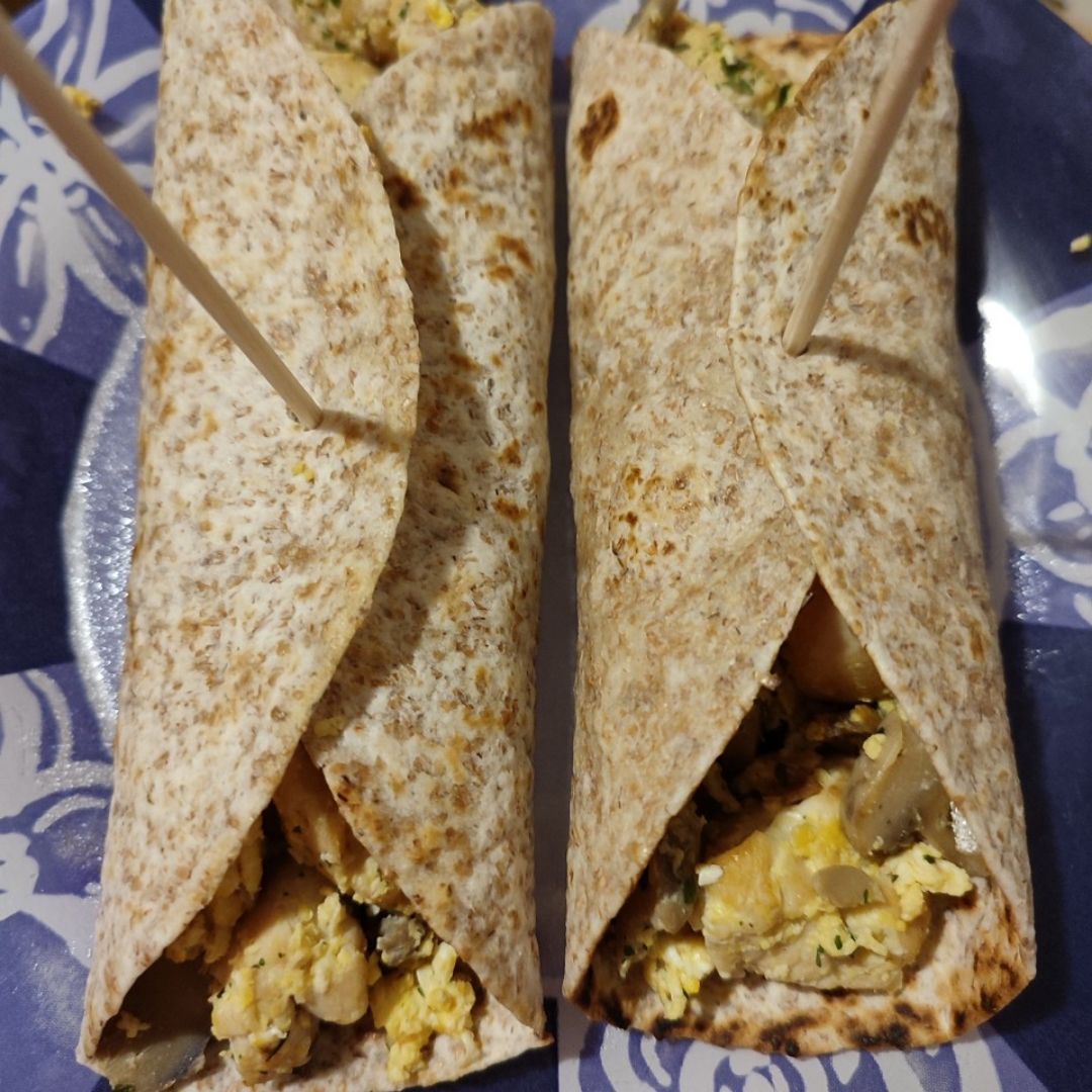 Fajitas de pavo y champiñones Fajitas de pavo y champiñones