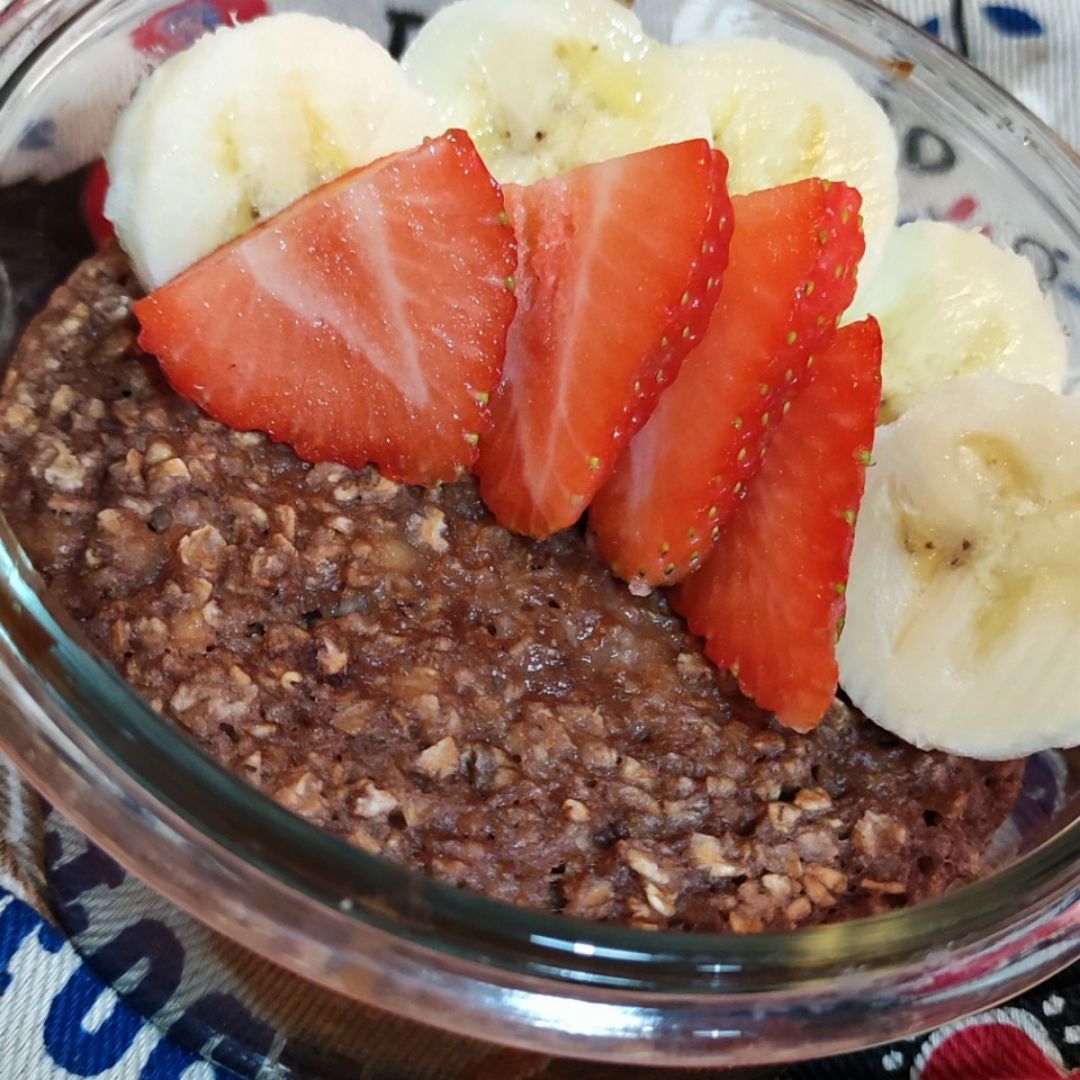 Avena horneada de chocolate 🍫 Avena horneada de chocolate 🍫