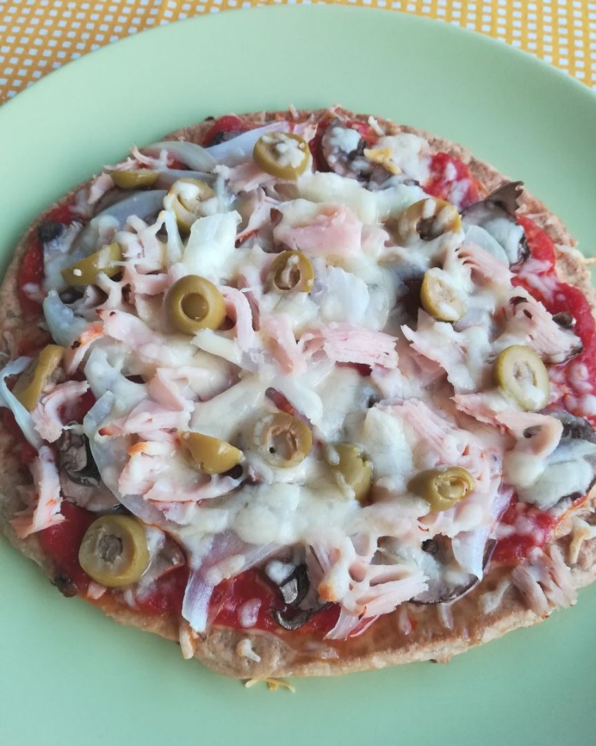 Pizza con base de Atún natural 🍕