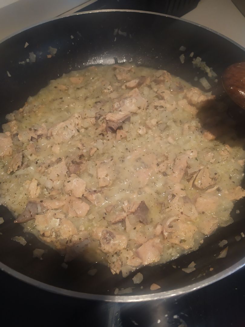 Arroz integral con salmón Paso 1 Arroz integral con salmón Paso 1