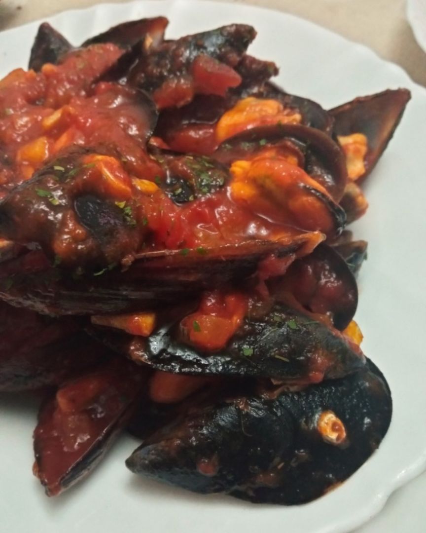 Mejillones en salsa Mejillones en salsa