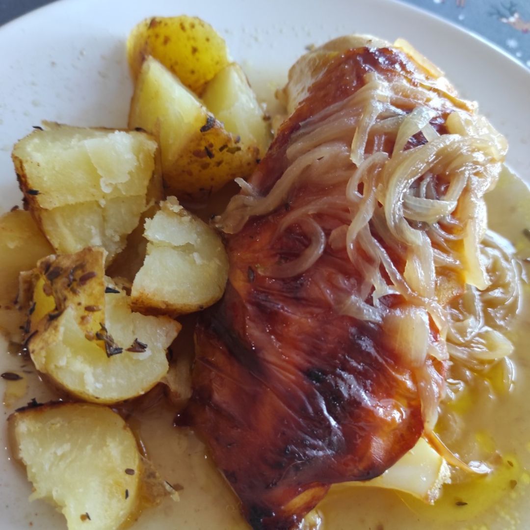 Pollo asado al limón Pollo asado al limón