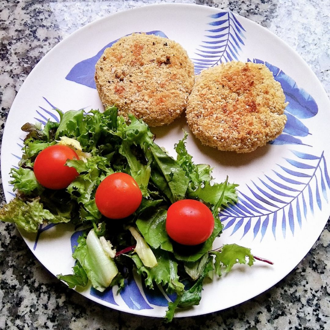 Hamburguesas de pescado 馃悷 Hamburguesas de pescado 馃悷