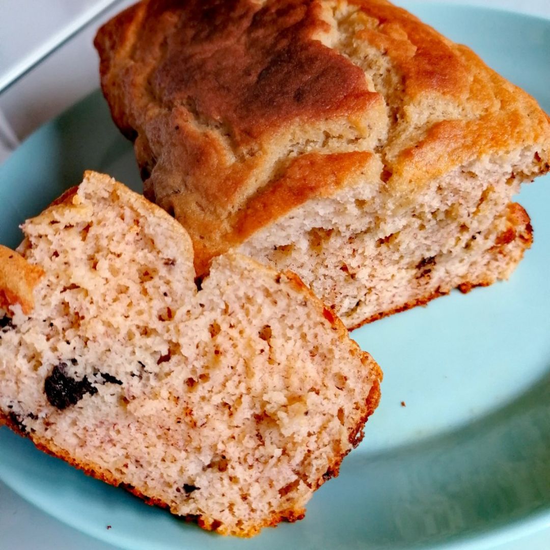 Banana bread sin gluten 