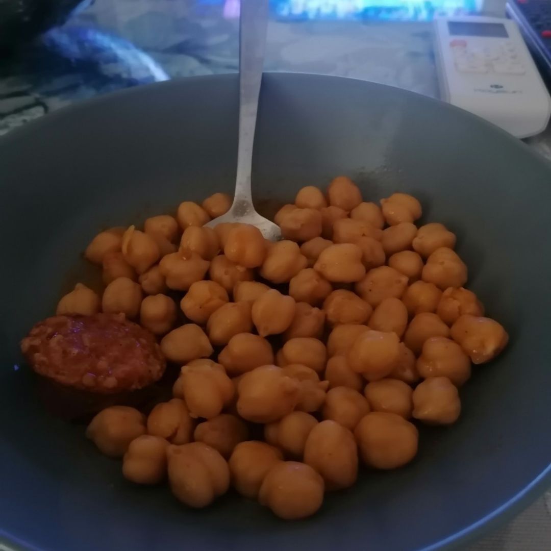 Garbanzos con chorizo Garbanzos con chorizo