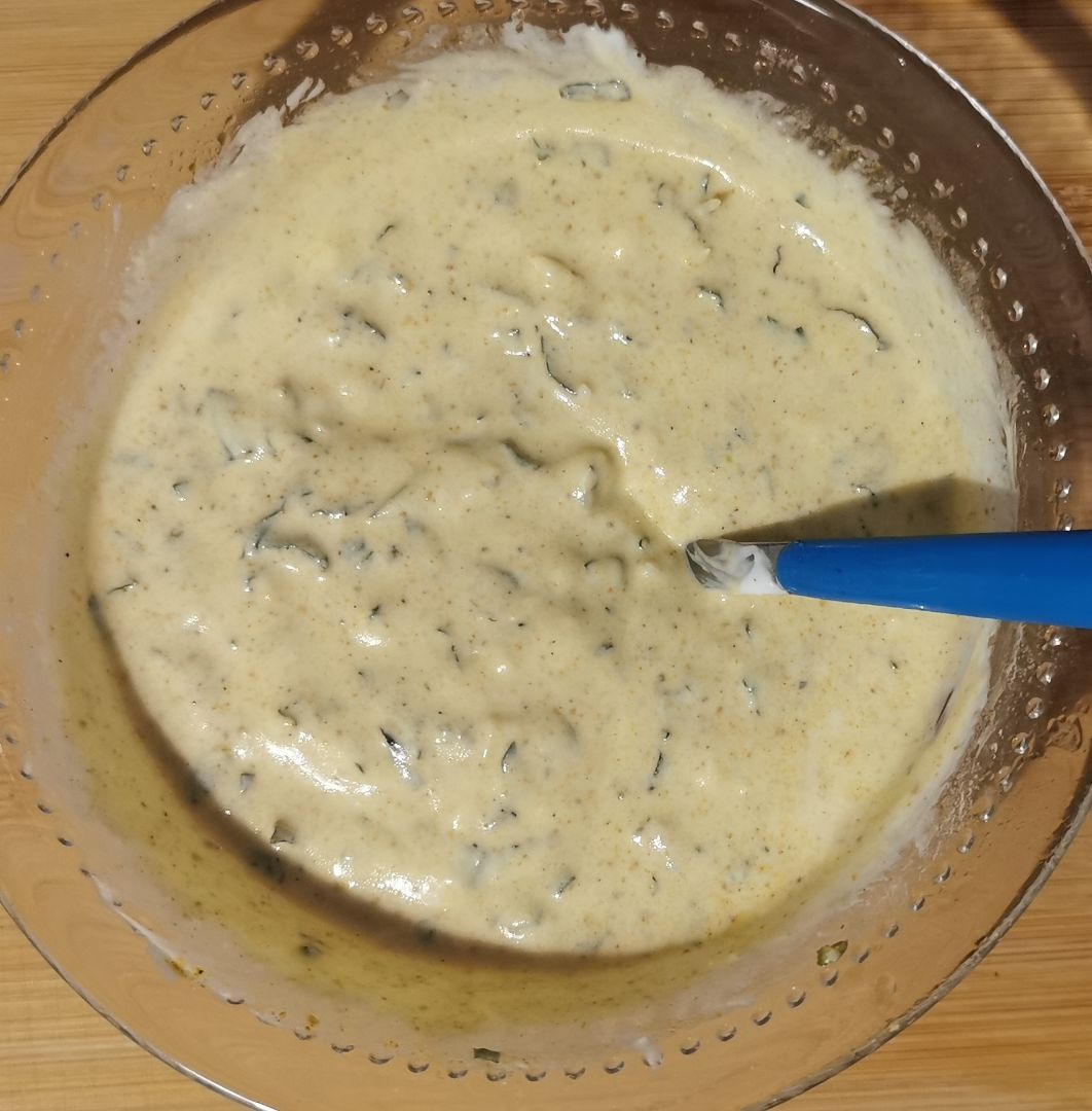 Salsa de curry con menta Paso 1 Salsa de curry con menta Paso 1