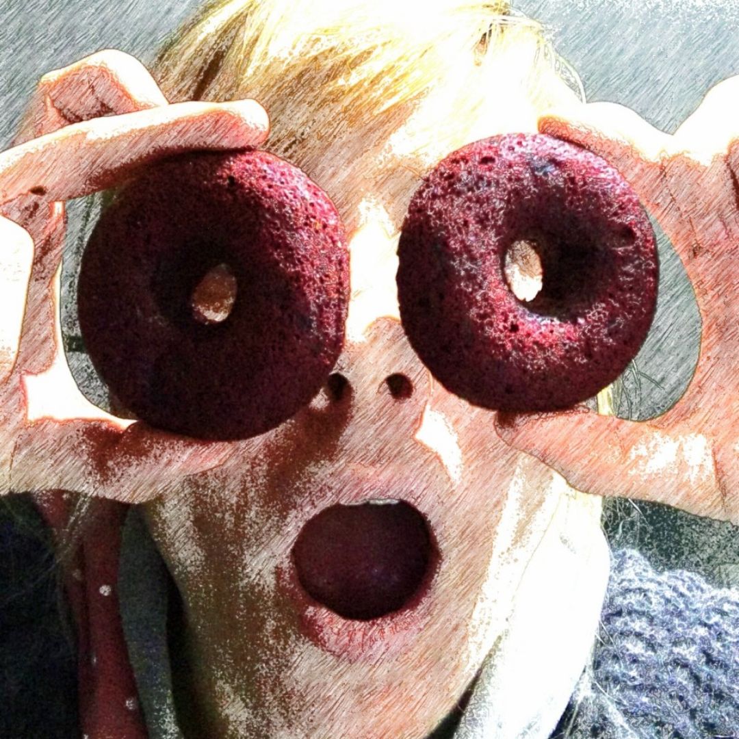 Donuts súper jugosos de remolacha Donuts súper jugosos de remolacha