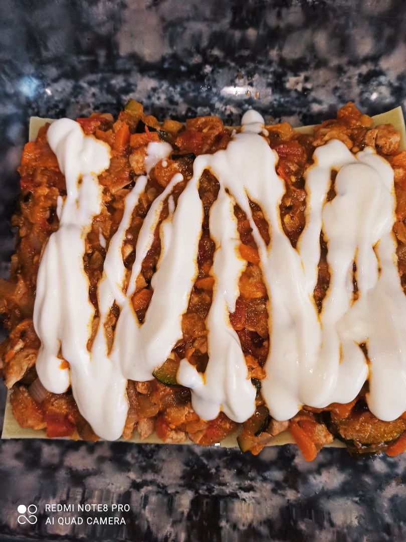 Lasaña de verduras y atún fresco Paso 6 Lasaña de verduras y atún fresco Paso 6