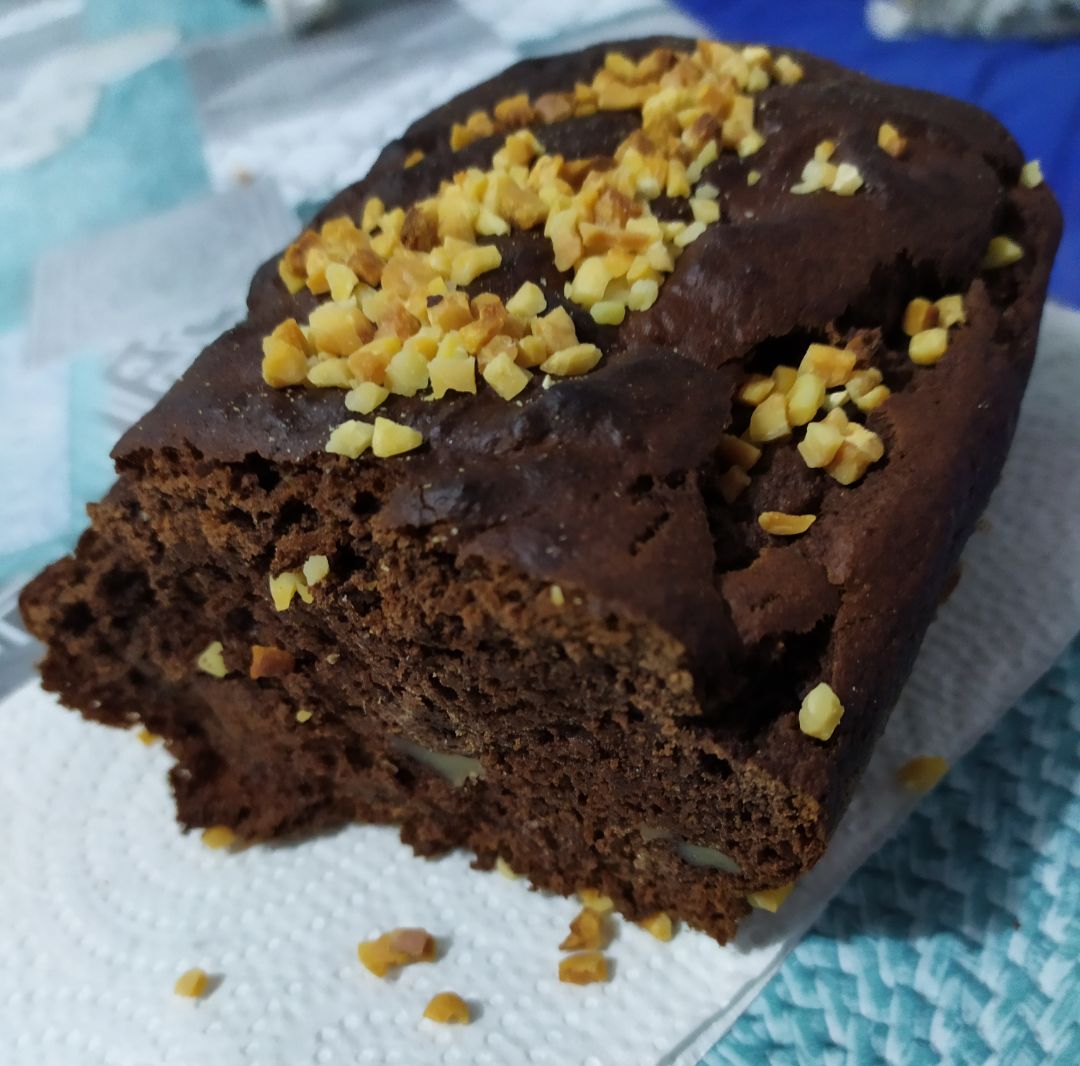 Bizcocho de plátano y chocolate Bizcocho de plátano y chocolate