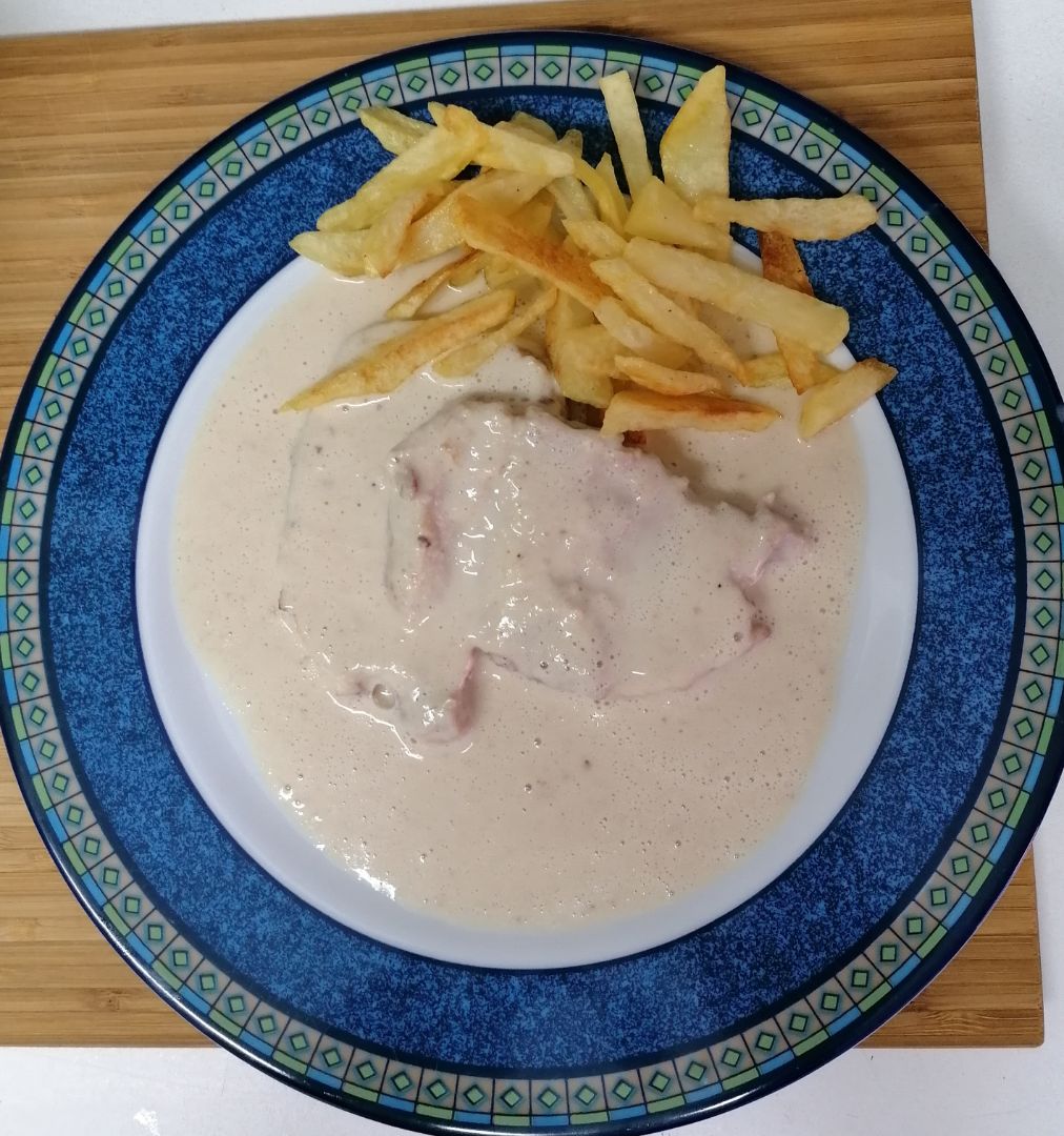 Lomo de cerdo en leche