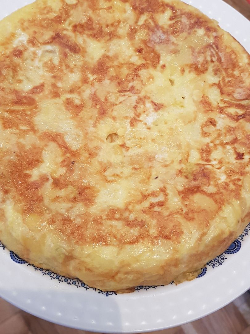 Tortilla de patata y calabacín saludable