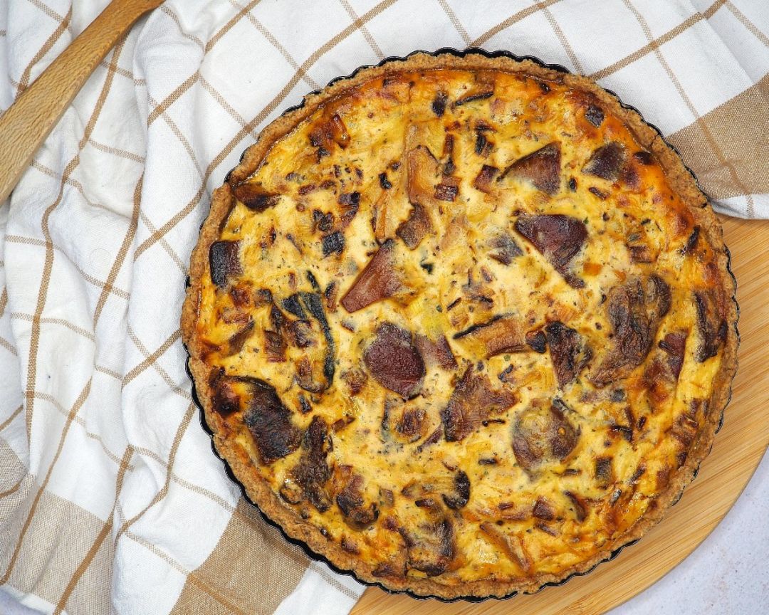 QUICHE DE SETAS QUICHE DE SETAS