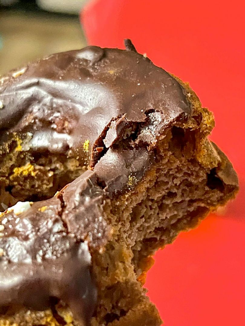 Donuts de Cacao, calabaza y manzana Paso 7 Donuts de Cacao, calabaza y manzana Paso 7