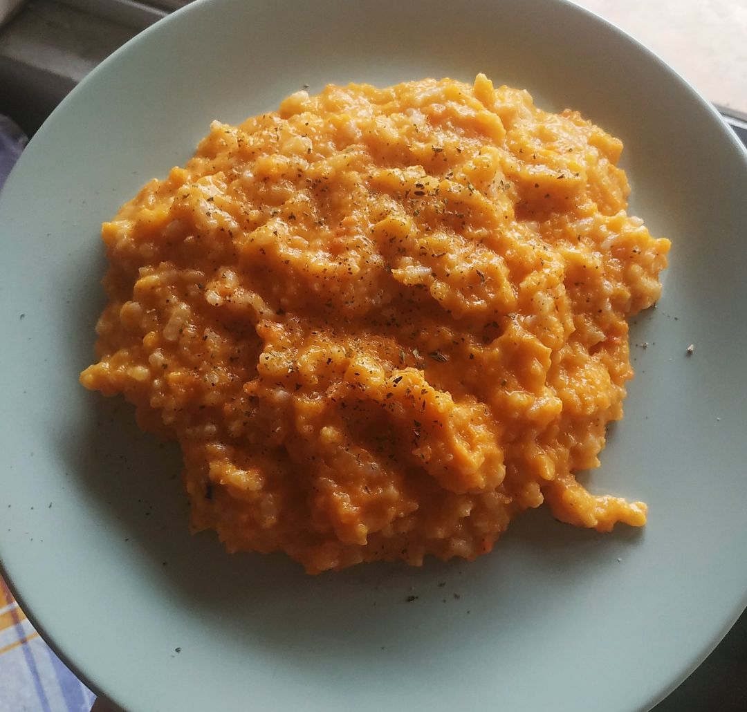 ARROZ CON CREMA DE CALABAZA ARROZ CON CREMA DE CALABAZA