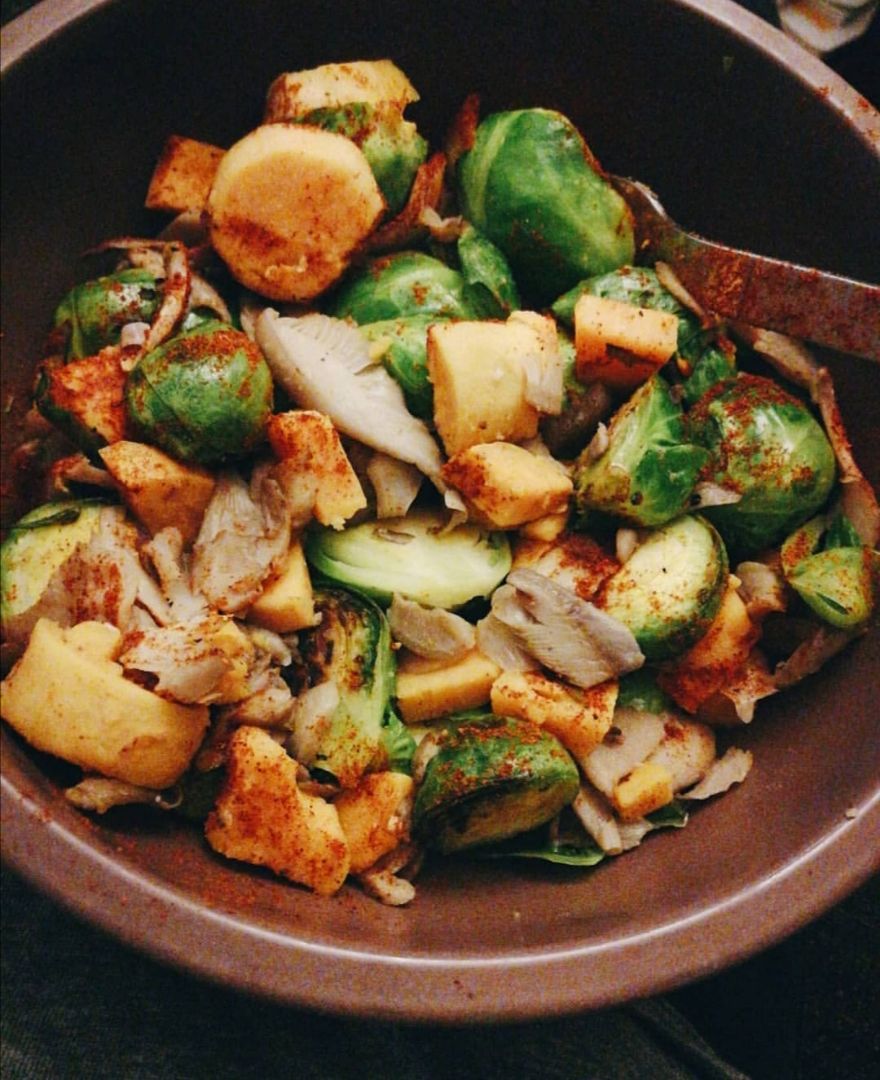 Ensalada coles de Bruselas Ensalada coles de Bruselas