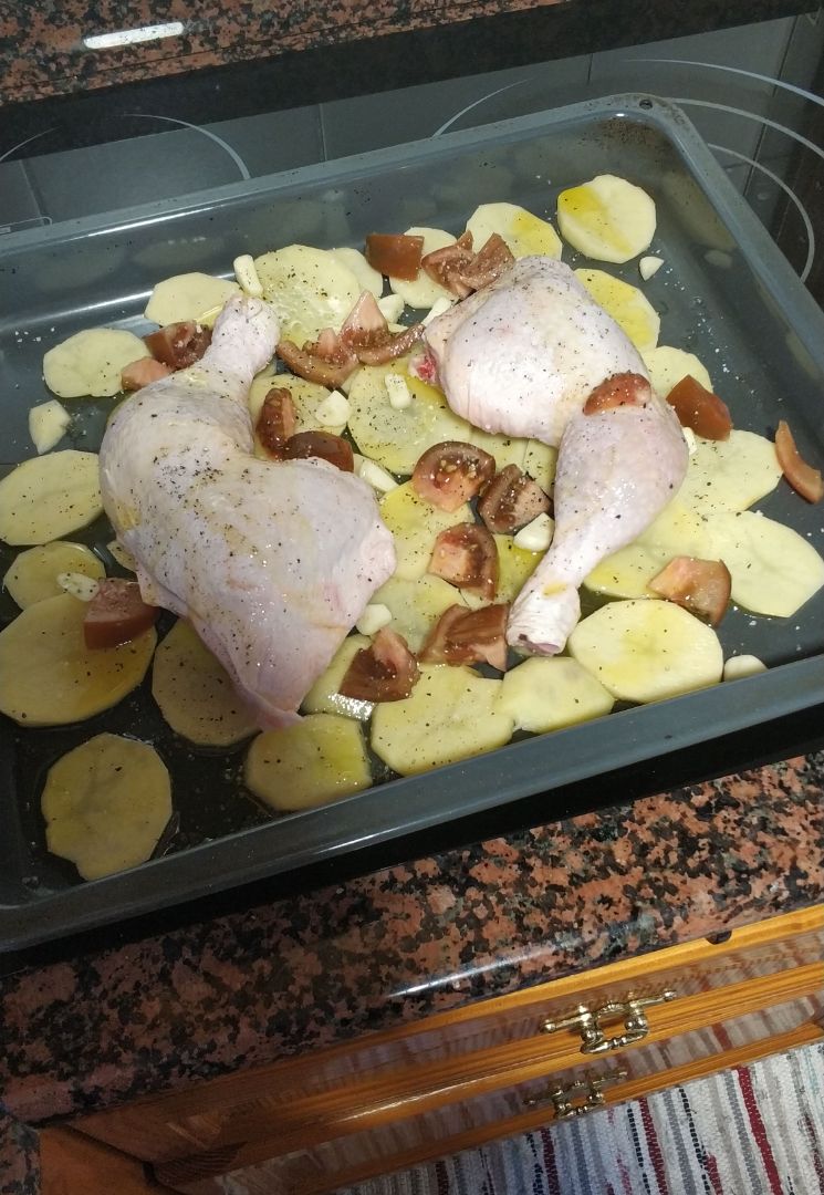 Rustidera de pollo 🍗🥔 Paso 1