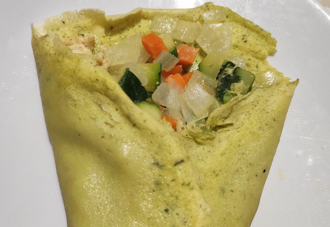 Crepe de verduras Crepe de verduras