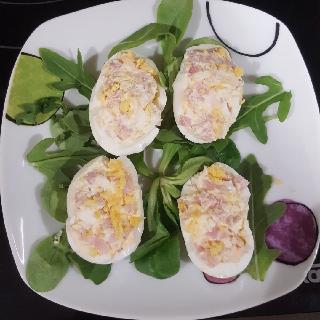 Huevos rellenos real fooders ☀️ Paso 4 Huevos rellenos real fooders ☀️ Paso 4
