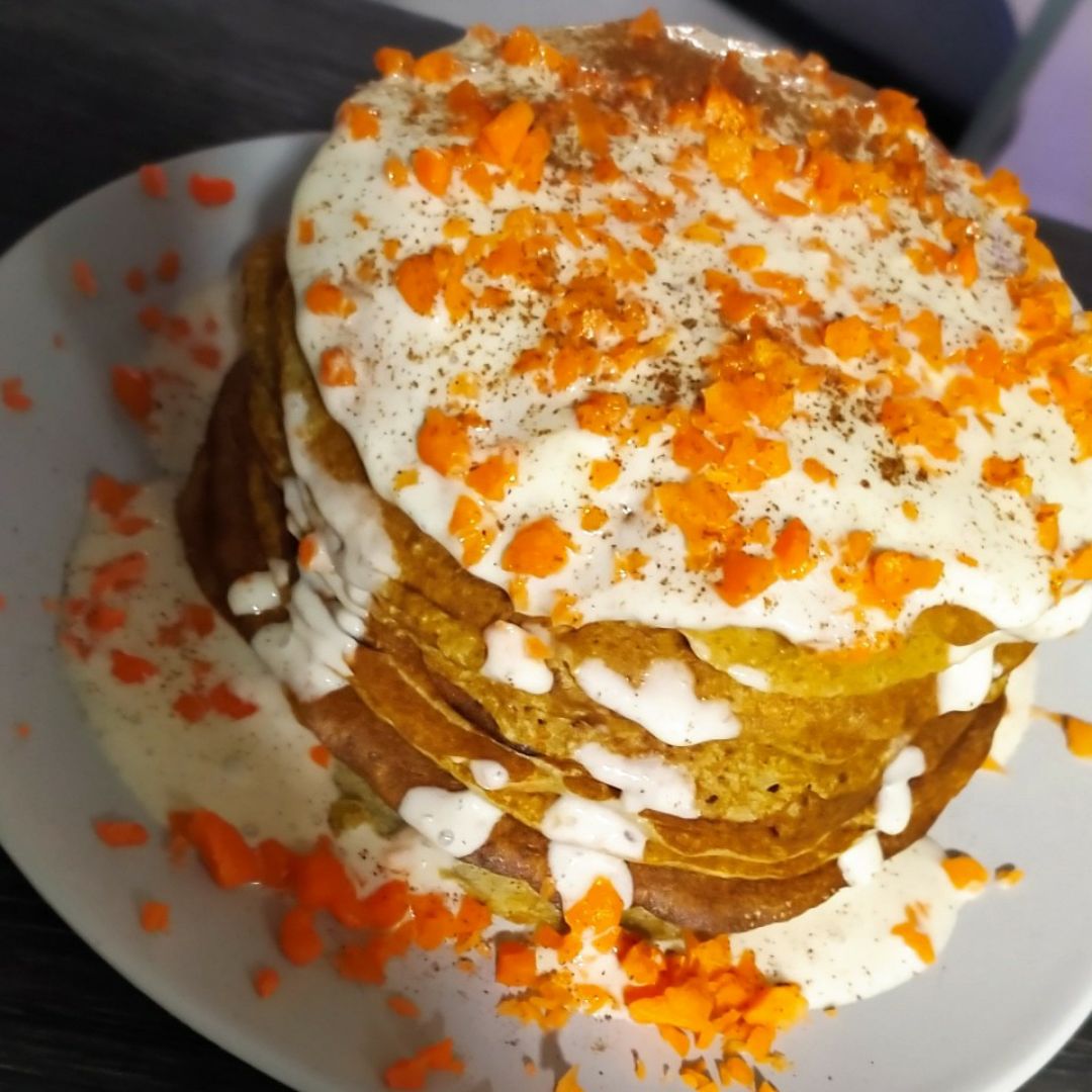 Tortitas carrot cake Tortitas carrot cake
