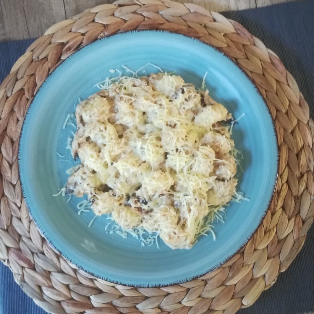 Ñoquis con salsa de setas Ñoquis con salsa de setas