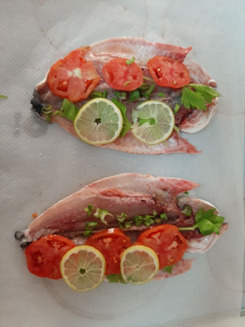 Lubina al papillote Paso 1 Lubina al papillote Paso 1