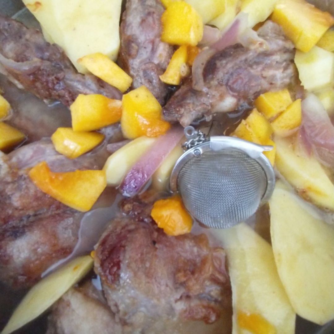 Carrilleras con especias y salsa de calabaza Paso 3 Carrilleras con especias y salsa de calabaza Paso 3