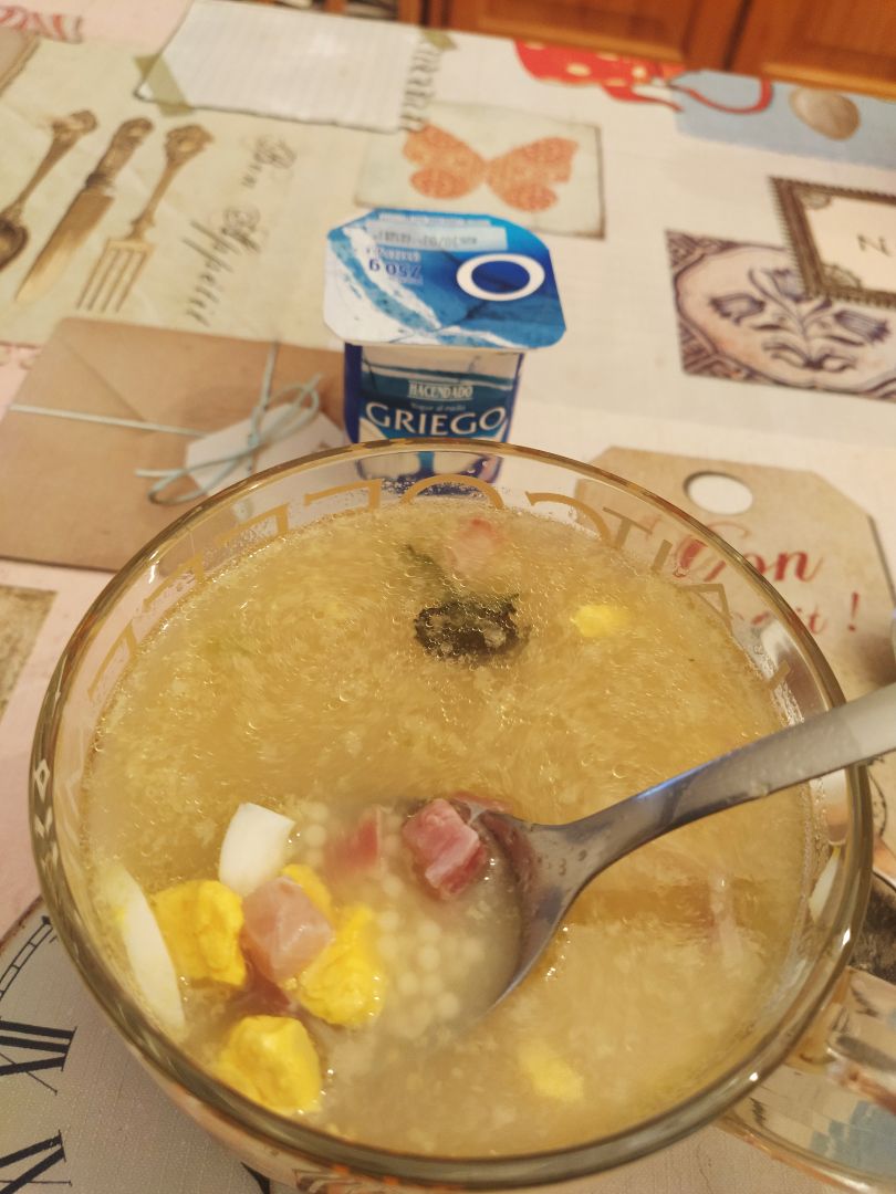 Sopa de picadillo Sopa de picadillo