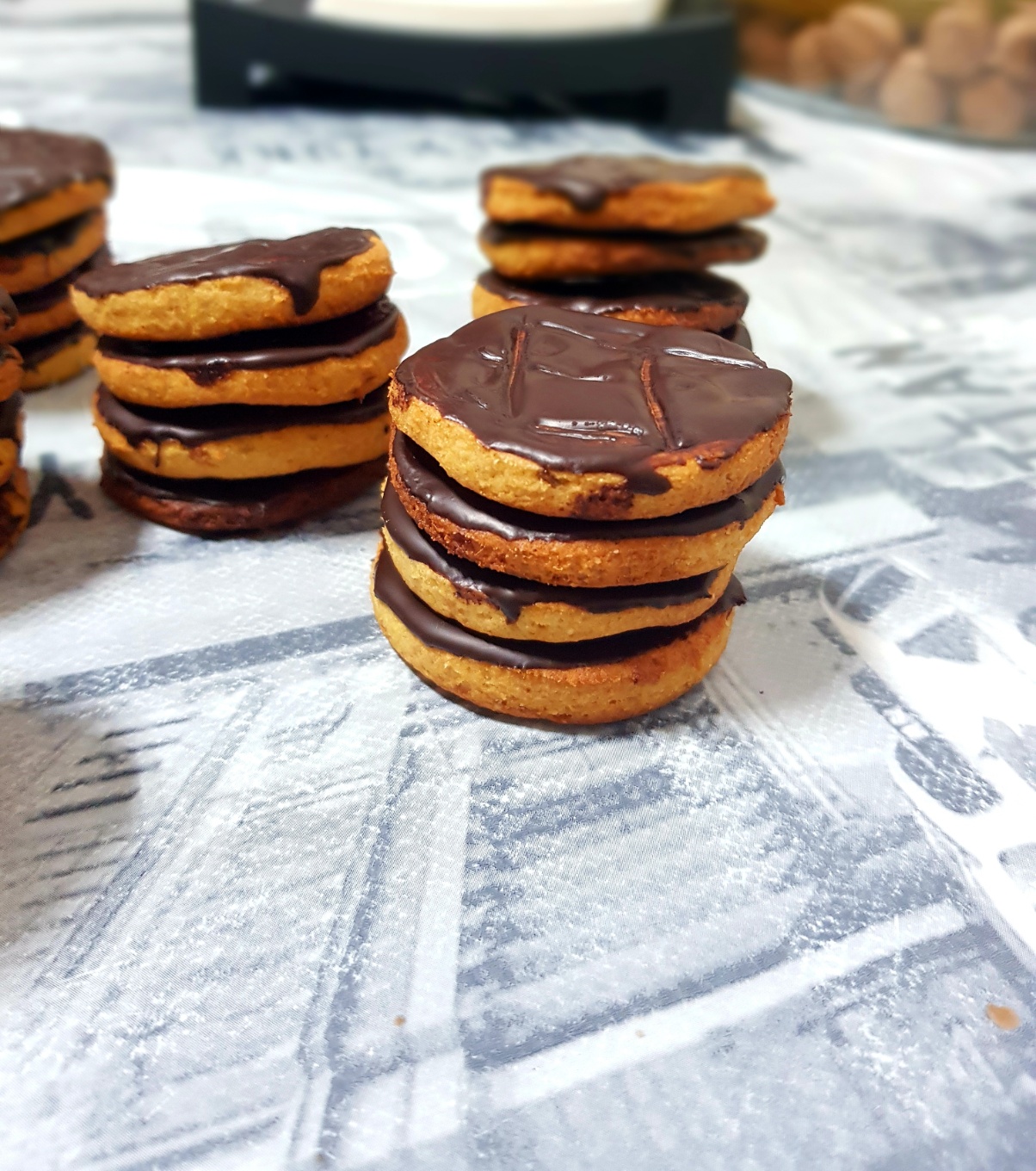 Galletas con chocolate