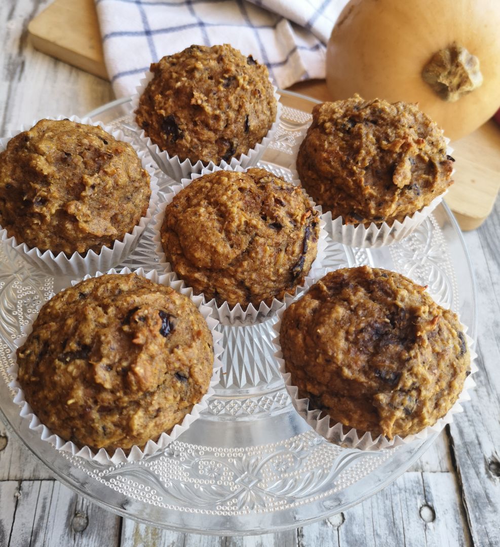 MUFFINS DE CALABAZA Y MANZANA MUFFINS DE CALABAZA Y MANZANA