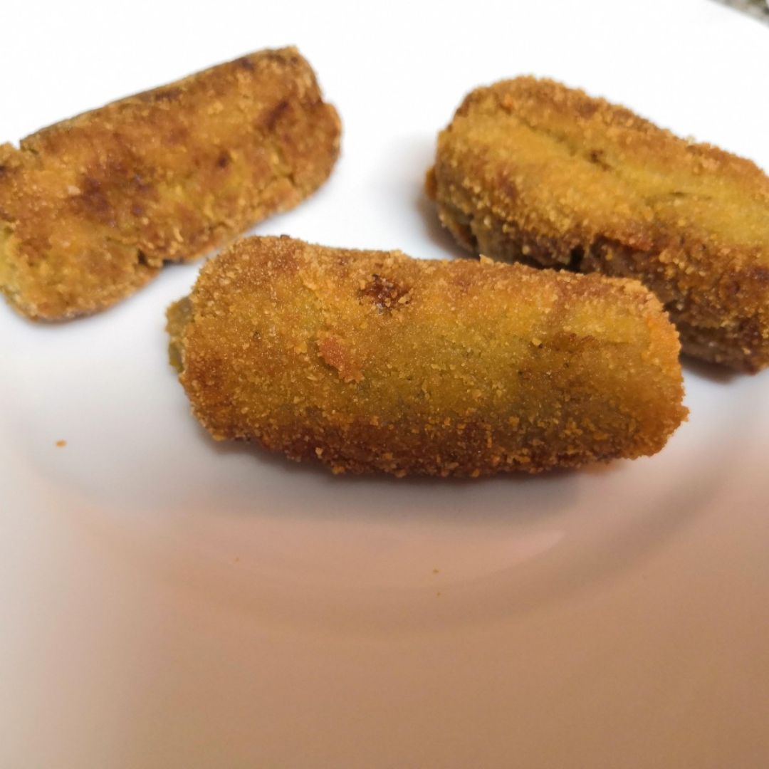 Croquetas de brócoli y gamba Croquetas de brócoli y gamba