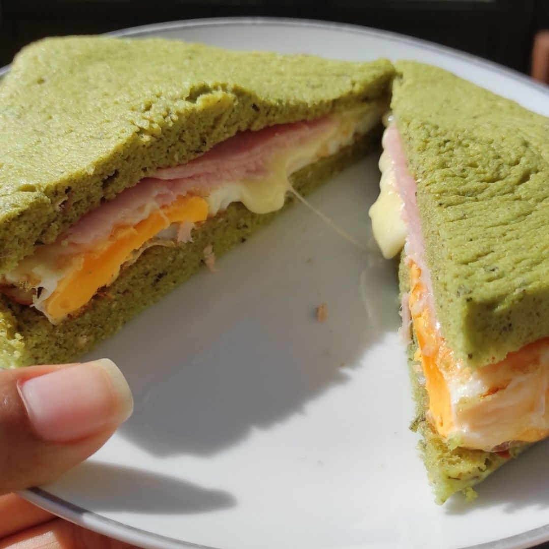 Panecillo de matcha Panecillo de matcha
