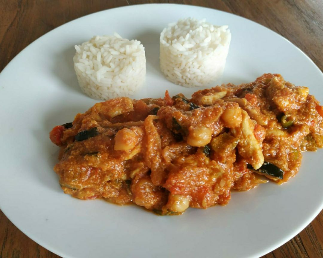 Pollo tikka massala Pollo tikka massala