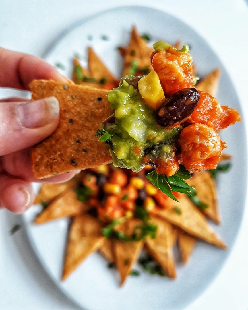 💚NACHOS SALUDABLES CON CHILI VEGANO💚 Paso 2
