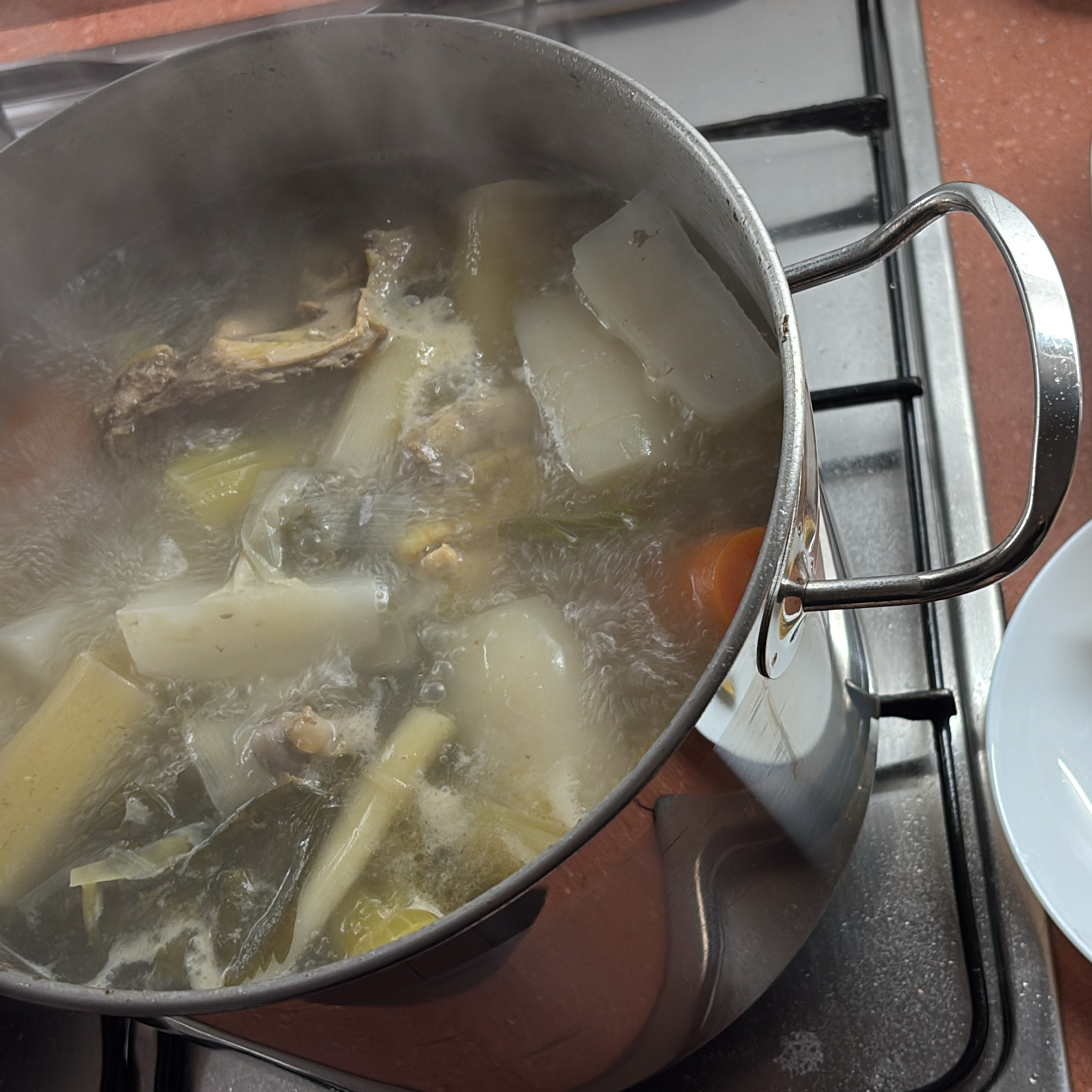 Caldo de pollo Paso 2 Caldo de pollo Paso 2