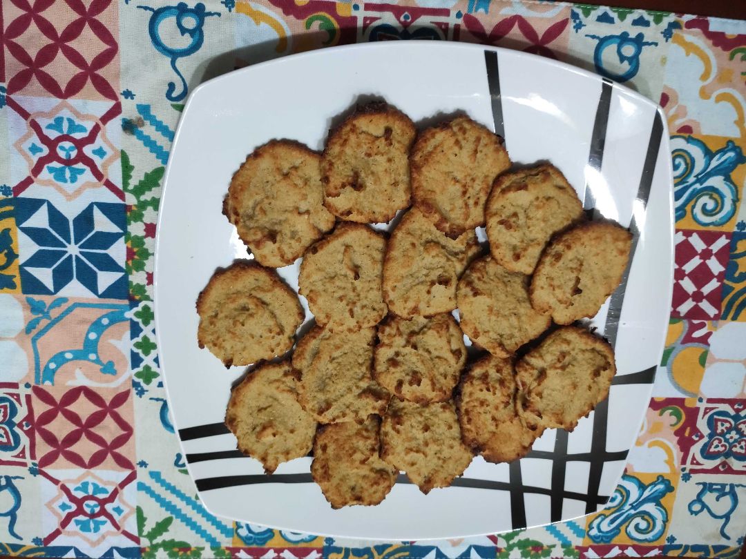 Galletas de plátano y jengibre Galletas de plátano y jengibre
