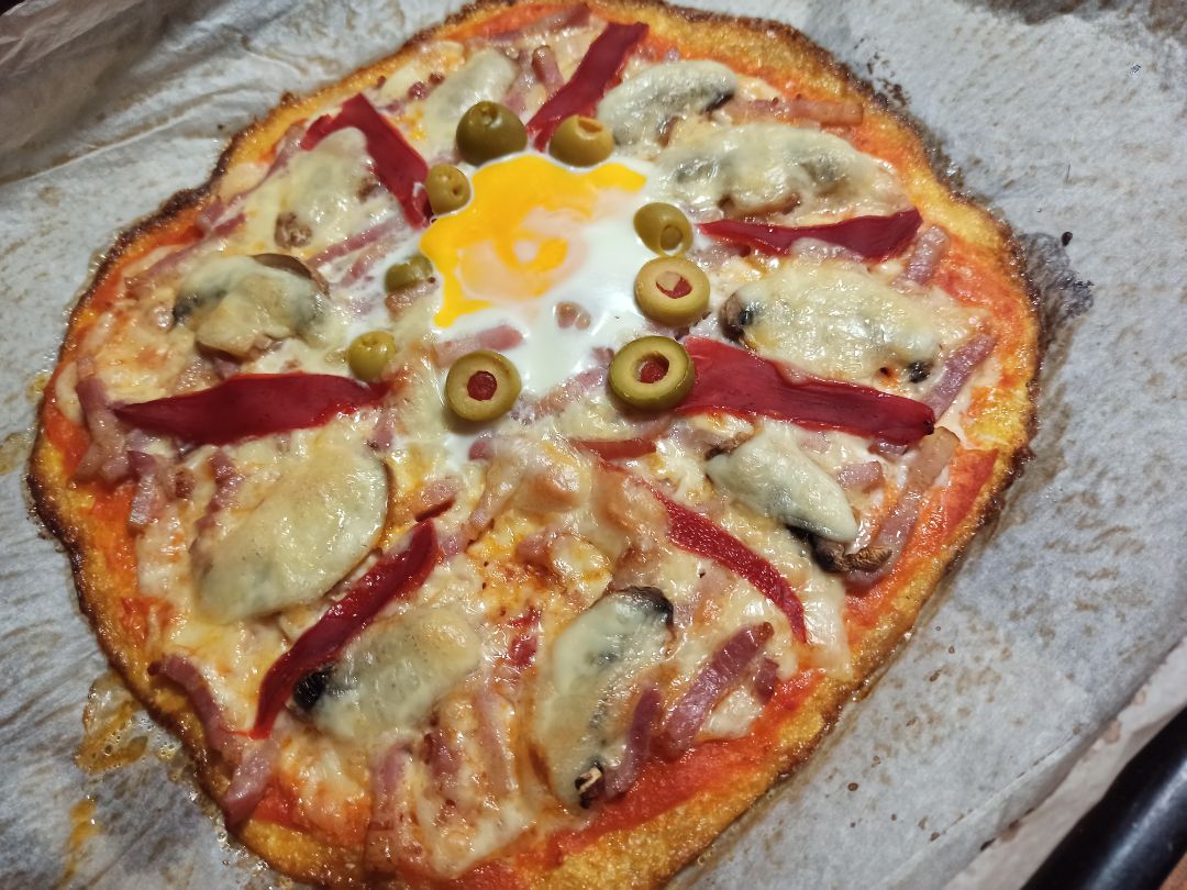 Pizza coliflor Pizza coliflor