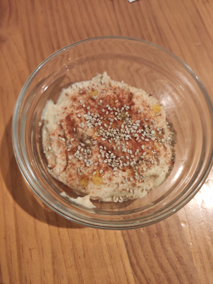 Hummus de garbanzos Hummus de garbanzos