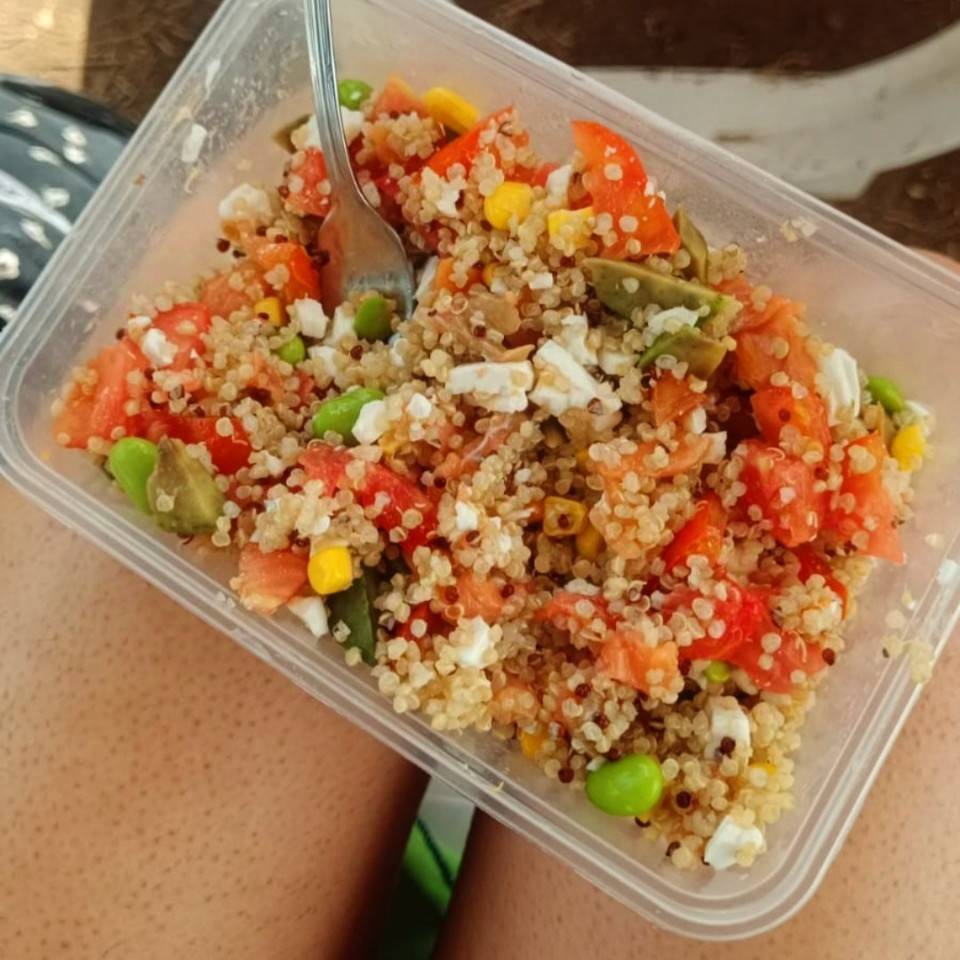 Ensalada oriental de quinoa 