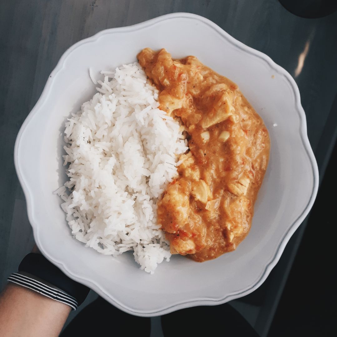 Pollo al curry Pollo al curry