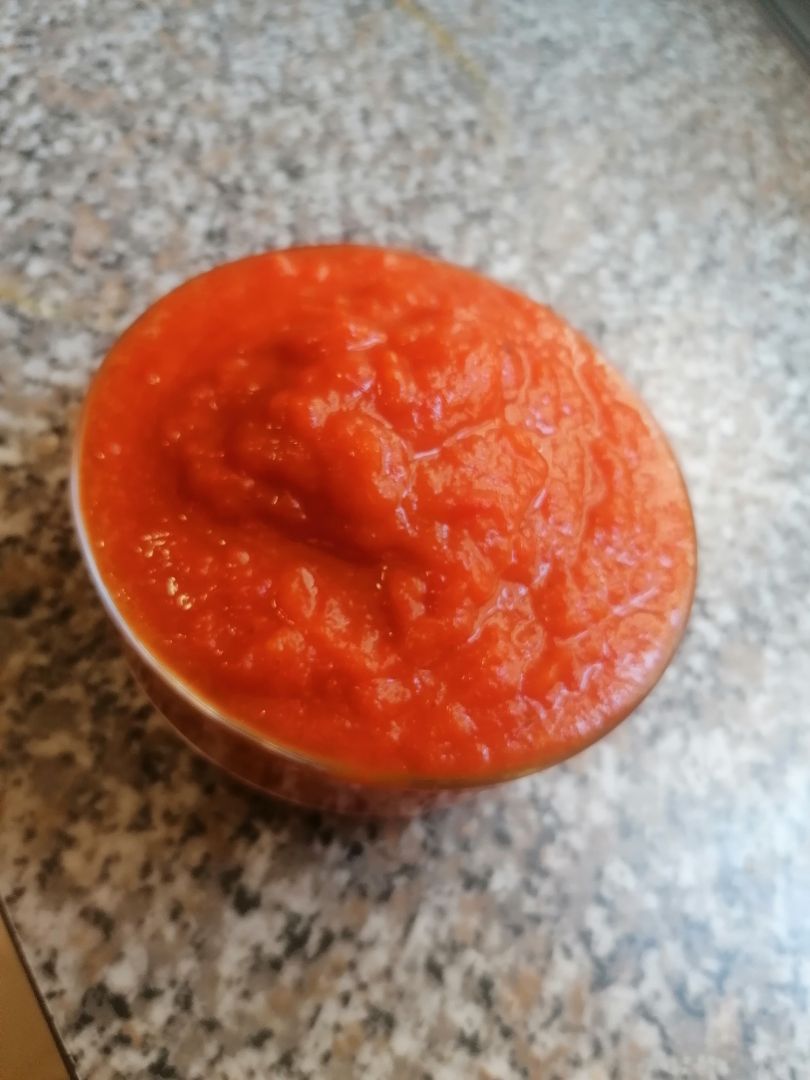 Salsa de pimiento asado Paso 4 Salsa de pimiento asado Paso 4