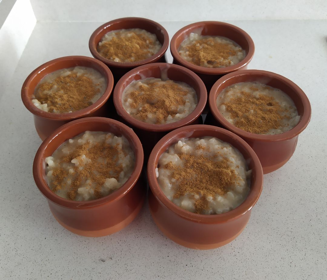 Arroz con leche espelta Arroz con leche espelta