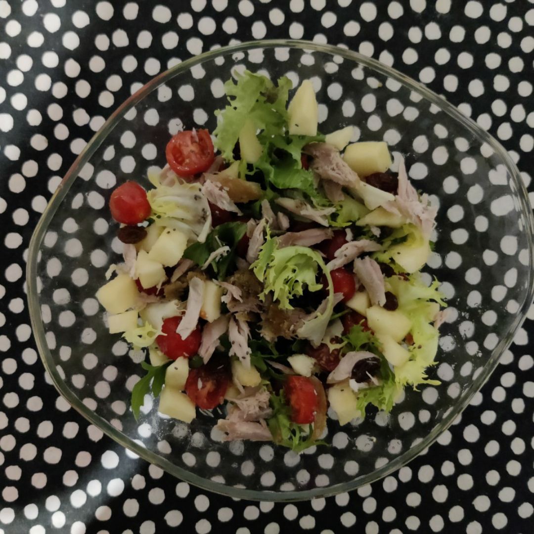 Ensalada de pollo y manzana Ensalada de pollo y manzana