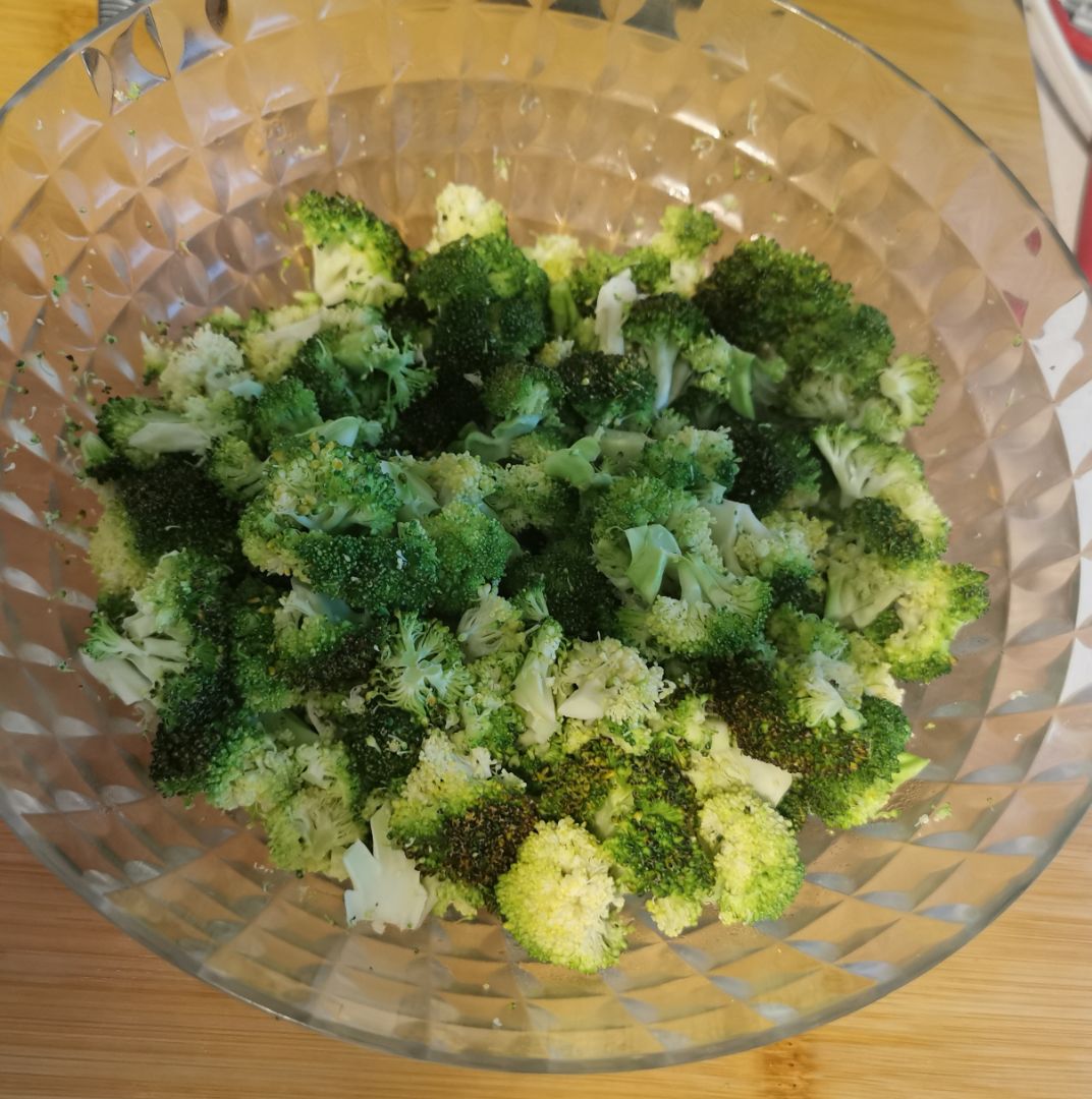 Pizza con base de brócoli  Paso 0