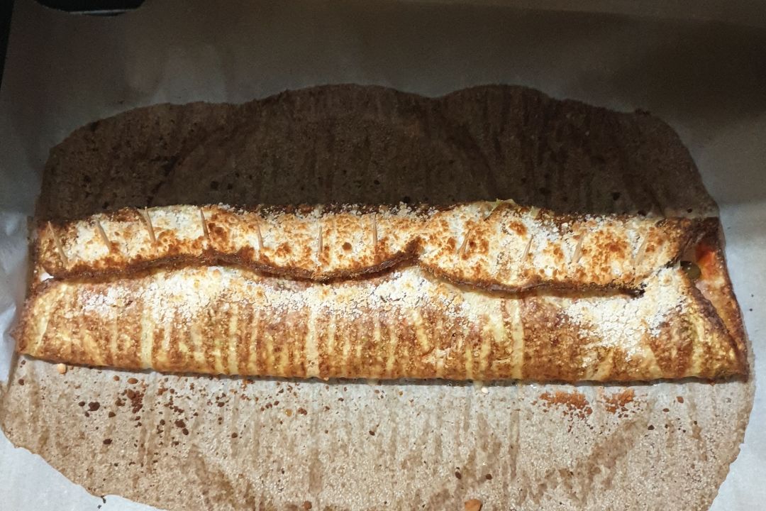 Roll de salmón  Paso 3