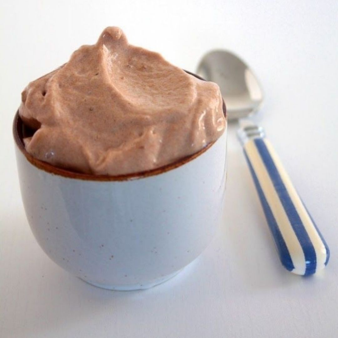 Helado de plátano sabor chocolate Helado de plátano sabor chocolate