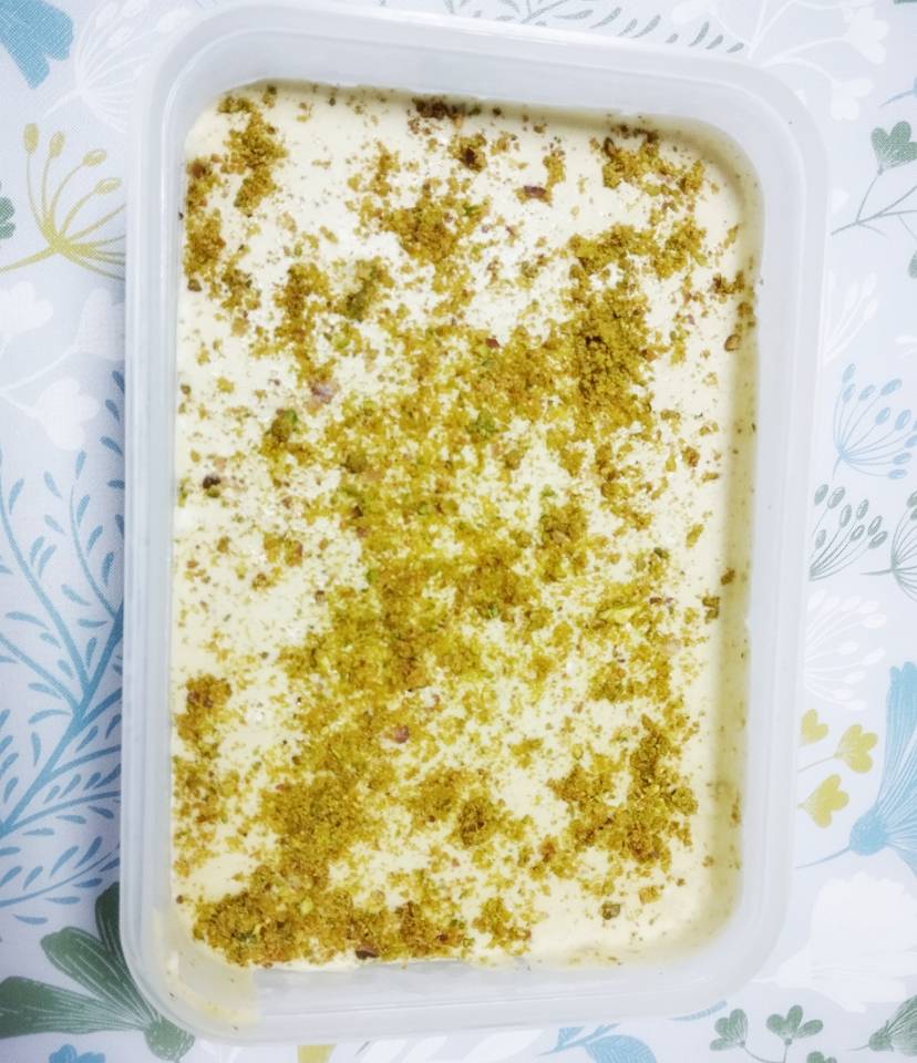 Helado de pistacho 