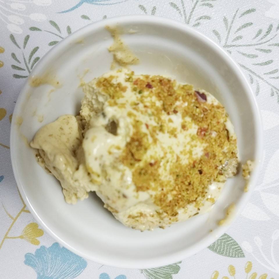 Helado de pistacho 
