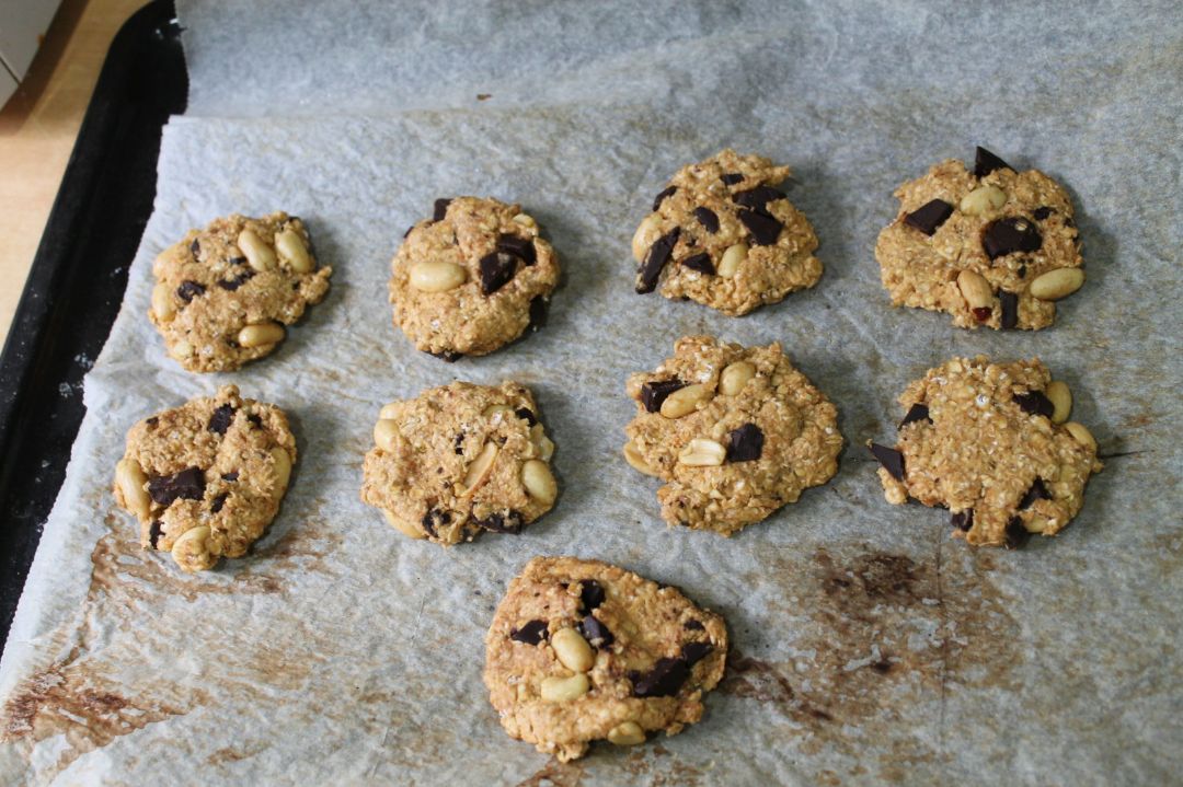 GALLETAS DE AVENA Y CACAHUETES FITNESS 🍪 Paso 1